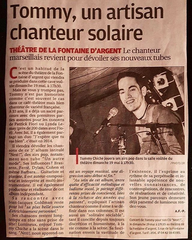 Merci à Aurelie Féras, du journal "La Provence"